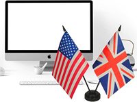 Support de drapeau de table/bureau portable réglable de 12 pouces en polyester, personnalisé, de haute qualité, durable, pour mini-drapeau suspendu (sans drapeaux)