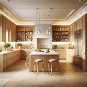 Ensemble armoire de <span class=keywords><strong>cuisine</strong></span> moderne simple et confortable conception personnalisée pour maison villa intérieur usine modulaire - Product Image 5