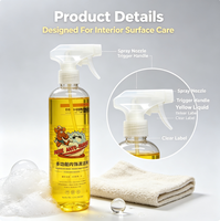 Nettoyant multi-usages pour l'intérieur de la voiture, tableau de bord, cuir, plastique, garnitures en tissu, dégraissant, détachant, dissolvant de saleté, soin