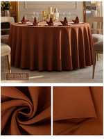 Nappe de luxe sur mesure pour hôtel et banquet, imperméable et anti-taches, pour la maison et la salle à manger – Prix usine pour commande en gros