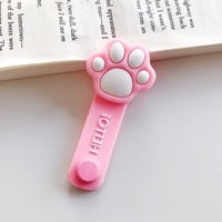 Clip de rangement pour câbles en silicone, motif animaux et fruits mignons, organisateur de cordon d'écouteurs, support de fil