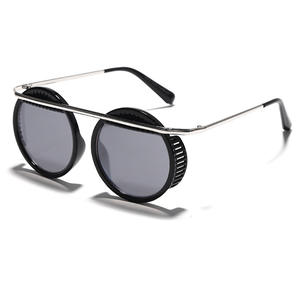 Lunettes de soleil de créateur pour homme Lunettes rétro authentiques Vente chaude Lunettes Cyberpunk Fashion Rave Lunettes de soleil à petite monture Lunettes de soleil rondes - Product Image 4