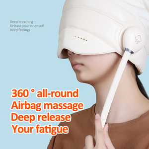 Nuevos productos personalizados, masajeador de cabeza y ojos de aire 2 en 1, compresión de calor para la salud ocular, masajeador inteligente para dormir, masajeador de cabeza - Product Image 4