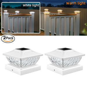 Luces de poste solares LED para exteriores impermeables IP65 de alto brillo, nueva fuente de luz para tapa de valla de jardín, luces de pilar con energía Solar - Product Image 6