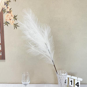 Pluma de Fénix de 7 Puntas, Rama Central con 7 Horquillas, Plumas de Seda de Pavo Real para Decoración de Bodas 2021, Guía de <span class=keywords><strong>Camino</strong></span> - Product Image 6