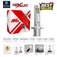 SunRise M6X Auto-LED-Scheinwerfer 880 12V 40W 4400LM 6500K IP67 Wasserdicht Kühlsystem Canbus Plug-and-Play Universelle Passform