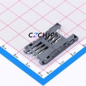 SIM101-FWB6AH2.5 SIM Card Connector SMD Connector Flip Cover Type Mini SIM Card Card Holder 2.5mm - Product Image 2