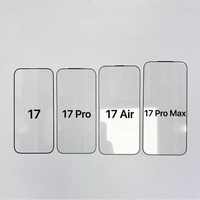 Protecteur d'écran en verre trempé transparent à couverture complète pour iPhone 17 Pro Max 17 Air