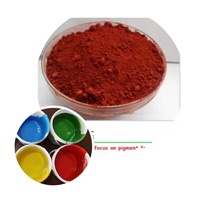 Besi oksida merah 190 warna bata semen terrazzo beton pelapis cat