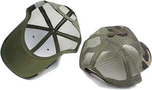 Casquette de baseball unisexe personnalisable avec logo, style trucker semi-mesh, ajustable et respirante, idéale pour les sports de plein air et le golf - Product Image 3