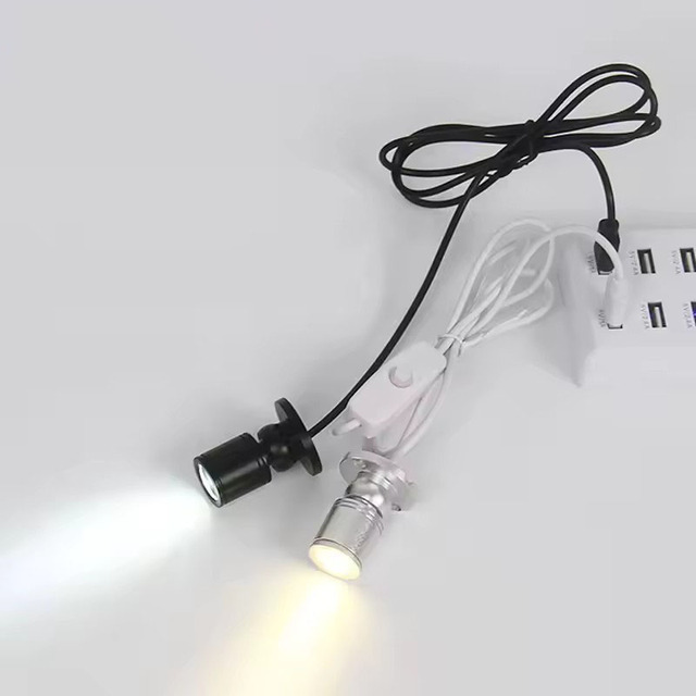 3W DC5V LED USB Spotlight Aluminum Mini Spot Light for Jewelry Cabinet Showcase USB Interface Surface Mounted Living Room