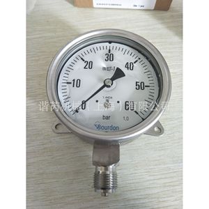 Baumer MEX5-MEM5 Pressure <b>Gauge</b> 100mm Stainless Steel Precision Instrument - Product Image 2