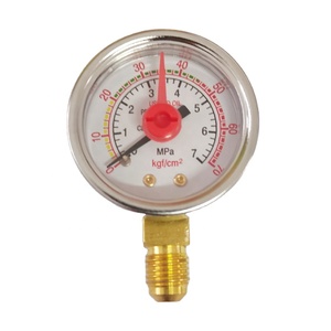 2024 뜨거운 판매 7/16 스레드 1.5 인치 0-7Mpa 건조 압력 게이지 메모리 압력계 빨간 바늘 압력 측정 기기 - Product Image 1