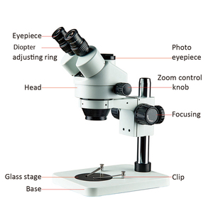 <span class=keywords><strong>Microscope</strong></span> stéréo trinoculaire haute précision 3.5X-90X caméra numérique 48MP <span class=keywords><strong>inspection</strong></span> industrielle maintenance mobile - Product Image 2