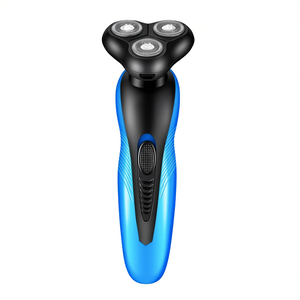 Rasoir électrique 3 en 1 avec têtes pivotantes à triple lame, batterie rechargeable, étanche IPX7, pour la coupe des poils de la barbe, du nez et des oreilles. - Product Image 1