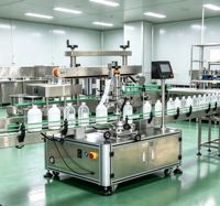 Machine d'étiquetage automatique électrique à double/simple face haute productivité pour bouteilles et boîtes en plastique/verre