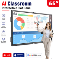 Tableau interactif intelligent KINGONE de 65 pouces pour l'enseignement et les entreprises |   Tableau blanc tactile