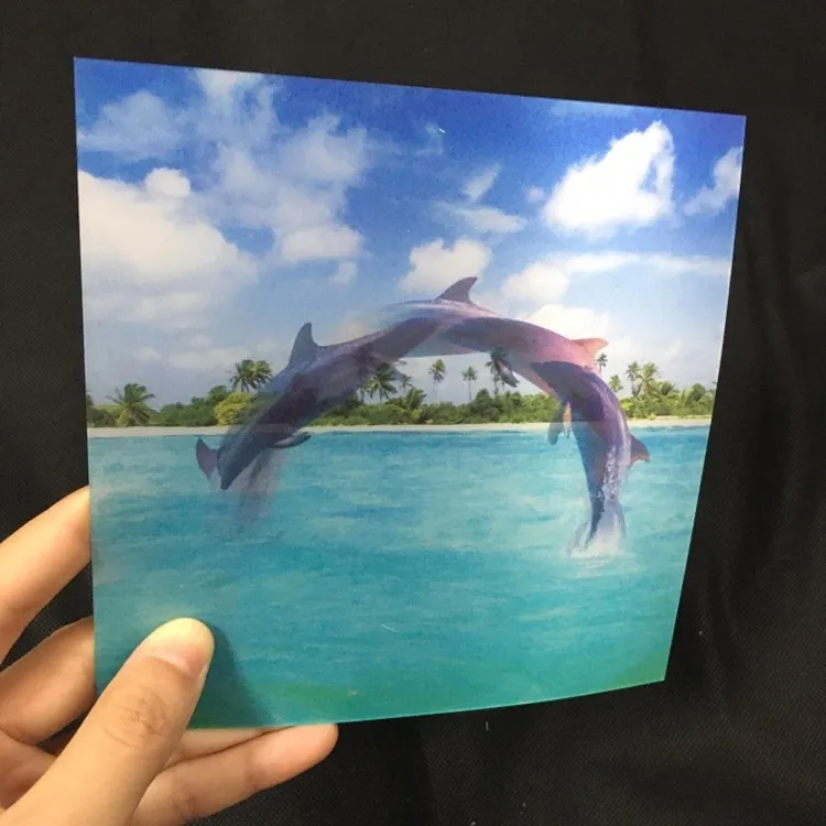 business hologram picture hotsale member effect of 3d lenticular post card