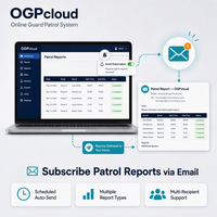 A13 Security Patrol Phone with ABS Material OGPonline App Captures Geo-Tagged Images for Every Incident Report