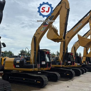 Excavatrice sur chenilles hydraulique Caterpillar CAT323 de 23 tonnes, faible nombre d'heures, engin de construction lourd à vendre, moteur CAT C7.1 - Product Image 3