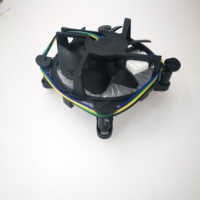 Ventilateur de refroidissement par air CPU d'alimentation directe d'usine dissipateur thermique en aluminium pour ordinateur 4 broches ventilateurs de refroidissement CPU Intel pour PC de bureau