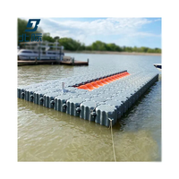 Plateforme flottante pour bateau et jet ski en forme de U, en PE, pour usage résidentiel, résistante aux UV