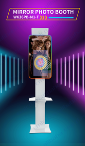 Cabina de Fotos con Espejo Mágico, Espejo Selfie, Cabina de Fotos DSLR, Pantalla Táctil de 21.5 Pulgadas, Impresión de Fotos en Autoservicio, Kiosco Photobooth - Product Image 2