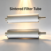 Élément filtrant poreux en poudre de filament de bronze et laiton fritté, personnalisable ODM/OEM, disque métallique, élément filtrant en PTFE fritté