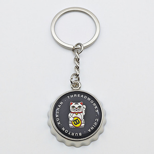 Llavero abridor de botellas de metal con logotipo personalizado, abridor redondo de botellas de cerveza de Chipre, recuerdos en forma de tapa de botella con molde de Stock - Product Image 5