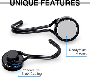 Móc từ tính 30lbs + nam châm móc 2025 hành trình cabin tàu cần thiết nhiệm vụ nặng nề nam châm tủ lạnh tủ lạnh treo - Product Image 6