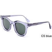 Nouvelles Lunettes de Soleil Unisexe Polarisées en Acétate Tendance, Monture Couleurs Variées, Verres en Acétate PC 2025