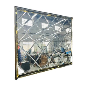 <span class=keywords><strong>Miroir</strong></span> décoratif <span class=keywords><strong>blanc</strong></span> simple moderne <span class=keywords><strong>Miroir</strong></span> mural de haute qualité pour salon Chambre à coucher Salle de bain Meubles personnalisés Verre MDF - Product Image 2