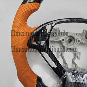Nouveau produit phare : Volant en cuir perforé en fibre de carbone compatible avec les voitures Infiniti G27 G37 - Product Image 4