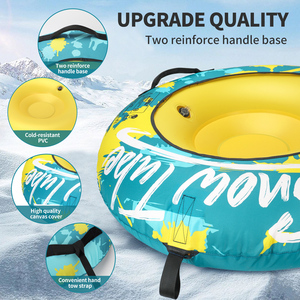 Anneau <span class=keywords><strong>de</strong></span> <span class=keywords><strong>ski</strong></span> gonflable en gros Jouets <span class=keywords><strong>de</strong></span> Noël Tube <span class=keywords><strong>de</strong></span> neige avec couverture Équipement <span class=keywords><strong>de</strong></span> jeux d'hiver pour adultes et enfants Tubes à neige en PVC - Product Image 4