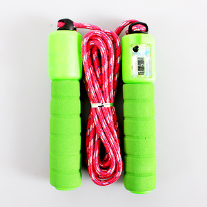 <span class=keywords><strong>Corde</strong></span> à sauter personnalisée <span class=keywords><strong>avec</strong></span> compteur et poignées en mousse pour fitness et exercice – Bonne affaire - Product Image 3