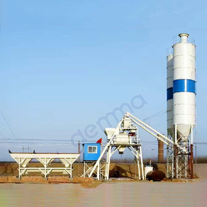 Fully Automatic Cheap 25m3/hour <b>Mini</b> Small Portable Precast Ready Mix Mobile Concrete Batching Plant for Sale - Product Image 1