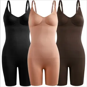 Bodysuit Pembentuk Seluruh Tubuh Fajas Colombianas Reductora Butt Lifter Pinggang Trainer Korset Shapewear Pakaian Dalam Pelangsing Pasca Operasi