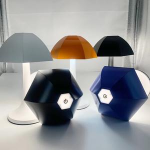 LED Nordic Rechargeable Portable <b>Table</b> Lamp Touch Dimmable Mushroom <b>Table</b> Lights Living Room Bedroom Designer Atmosphere - Product Image 5