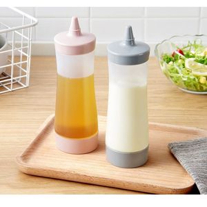 Bouteille <span class=keywords><strong>de</strong></span> sauce en plastique épais à presser pour la cuisine et les salades, avec un design pointu - Product Image 2