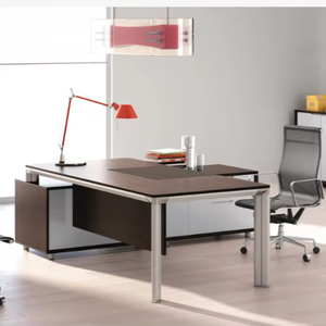 Escritorio ejecutivo de gran capacidad en forma de L, espacio de trabajo multifuncional para directores de oficina, muebles de oficina de uso <span class=keywords><strong>general</strong></span> - Product Image 1
