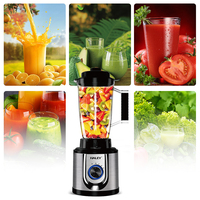 HALEY OEM ODM fruitsapblender met dubbele bekers, verstelbare bediening voor groothandelsdistributie en private label levering