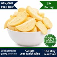 OEM FD Gefreeze-droogde Gele Perzikchips Natuurlijke Fruitsnack Groothandel Leverancier Gedroogde Groenten Gedroogd Fruit