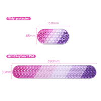 Tapis de souris et clavier en gel de silicone personnalisé, antidérapant, pour ordinateur de bureau, ordinateur portable, jeux, en stock !