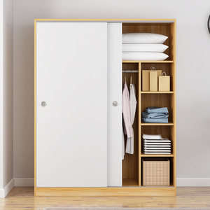 Customized Modern Bedroom Wooden Clothes <strong>Wardrobes</strong> Width 1.0m Closet Designs for Room - Product Image 4