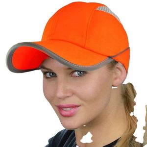 Fabricant de chapeaux BSCI, chapeaux personnalisés pour femmes, chapeau de course avec trou pour queue de cheval, casquettes de baseball en nylon réfléchissant 3M pour femmes - Product Image 4