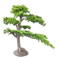 Pohon Pinus Cina Buatan Bentuk Khusus Tinggi 50cm Pohon Pinus Dekoratif