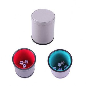Copa de Dados de Cuero Sintético PU de Alta Calidad para Fiestas, Juegos de Mesa Familiares, Suministros para Bares y Entretenimiento - Product Image 1