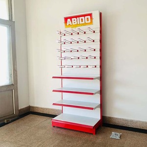 Estantes de supermercado al por menor resistentes de góndolas de exhibición blanca del fabricante de China para material metálico Supermecados - Product Image 2