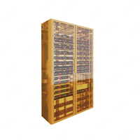 Meuble de rangement pour vin et whisky Sundo, en bois de bouleau massif, design moderne, grande capacité, écologique, pour salon