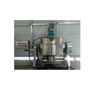 new product ideas 300 L industrial electric Vacuum jacketed kettle Cooking Mixer Pot Jacket Kettle With Agitator for Cooking